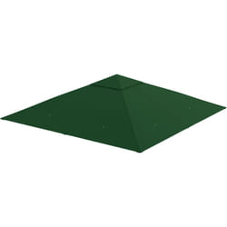 Toile de rechange pour pavillon tonnelle tente 3 x 3 m polyester haute densité 180 g/m² revêtement pa anti-UV vert