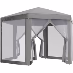 Cette magnifique tonnelle tente de réception hexagonale style cosy sera idéale pour organiser une soirée, une fête, un mariag ...