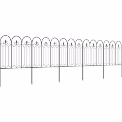 Si vous souhaitez avoir une jolie clôture pratique, ce produit d'Outsunny est fait pour vous. Cette clôture d'extérieur est é ...