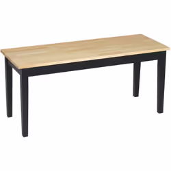 Ce joli banc de 102 cm de long est très pratique et intemporel. Il vous permettra de meubler avec style et élégance l'espace  ...