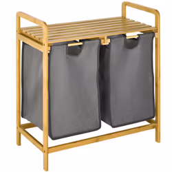 Ce superbe panier à linge en bambou apportera une touche naturelle cosy à votre salle de bain ou buanderie. Pratique et esthé ...