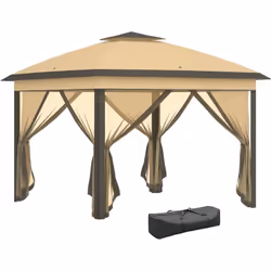 Cette splendide tonnelle pop-up pliante pourrait vous offrir de l'ombre ou vous le souhaitez ! C'est un barnum de jardin desi ...