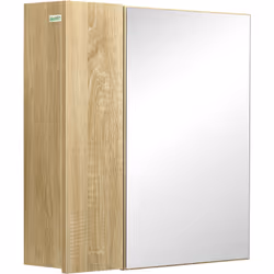 Cette superbe armoire miroir de salle de bain 2 portes 2 étagères intégrées (soit 4 différents espaces de rangement) vous per ...
