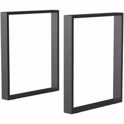 Description générale Créez vos propres meubles avec ce lot de 2 pieds en acier de 72 cm de hauteur. Parfaits pour des tables  ...
