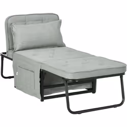 Description générale Ce fauteuil chaise longue lit pouf 4 en 1 est idéal pour un confort optimal dans toutes les situations.  ...