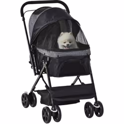 Cette superbe poussette buggy est conçue pour votre animal de compagnie afin de faciliter vos déplacements : promenade, cours ...