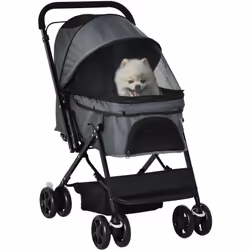 Description générale Cette superbe poussette buggy est conçue pour votre animal de compagnie afin de faciliter vos déplacemen ...