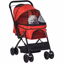 Cette superbe poussette buggy est conçue pour votre animal de compagnie afin de faciliter vos déplacements : promenade, cours ...