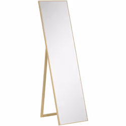 Mélant élégance et modernité, ce miroir s'intégrera en parfaite harmonie dans votre chambre ou dressing en y ajoutant une tou ...
