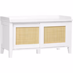 Ce magnifique meuble banc à chaussures 2 en 1 style bohème chic est le meuble de rangement idéal pour organiser vos chaussure ...