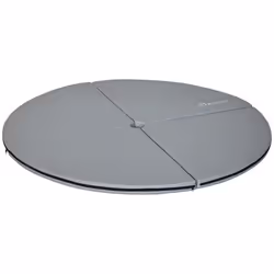 HOMCOM - Tapis de pole dance - Plastique - 150x150x5cm - Gris