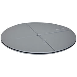 HOMCOM - Tapis de pole dance - Plastique - 150x150x5cm - Gris