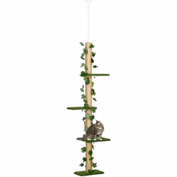 Description générale Votre boule de poils peut s'amuser tous les jours avec cet arbre à chat. Équipé de 4 niveaux, ce modèle  ...