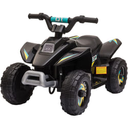 Homcom - Quad électrique enfant - voiture électrique enfant - marche av, ar - 6 v, v. max. 4,6 Km/h - noir