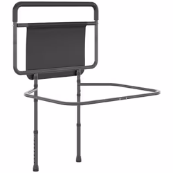 HOMCOM - Barrière de Lit - Acier - 71x61x104cm - Gris