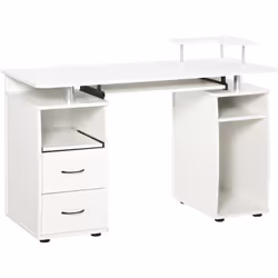 Description générale Ce magnifique bureau informatique au style contemporain allie confort et fonctionnalité. Avec son grand  ...