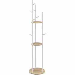 Ce porte-manteau en forme de branche est à la fois pratique et esthétique dans la maison. Avec ses 9 patères et ses 2 étagère ...