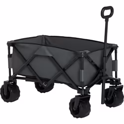 Le chariot pliant Outsunny, capacité 70 kg, offre un cadre métallique robuste, deux roues et deux roues à 360°. Facilement ma ...