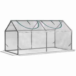 Cette mini serre de jardin protègera efficacement vos plantes afin d'en tirer le meilleur rendement possible. Equipée de 2 fe ...