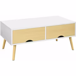Cette jolie table basse rectangulaire design scandinave apportera une touche d'élégance supplémentaire à votre intérieur. Dot ...