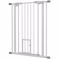 Description générale Cette barrière de protection est idéale pour les portes et escaliers d'une largeur comprise entre 74 et  ...