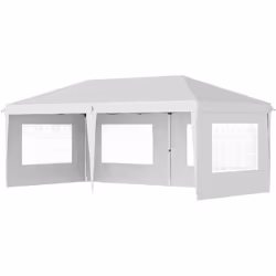 Grâce à l'utilisation de matériaux durables et résistants, cette tonnelle sera idéale pour organiser votre fête, mariage, etc ...