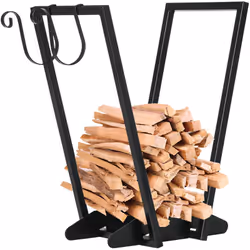 Description : Ce porte-bûches compact s'adapte facilement au bois de cheminée. Cet accessoire permet d'avoir à portée de main ...