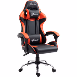 Ce joli fauteuil de bureau gamer style baquet Racing ajoutera une touche d'originalité et de modernité à votre bureau. Sa con ...