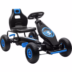Ce superbe kart à pédales Formule 1 Racing Super Power 5 fera la joie de votre enfant ! Équipé d'un châssis en tubes de métal ...