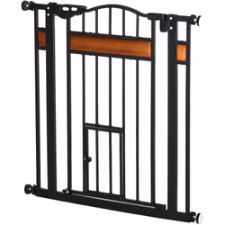 Description générale Cette barrière de protection est idéale pour les portes et escaliers d'une largeur comprise entre 74 et  ...