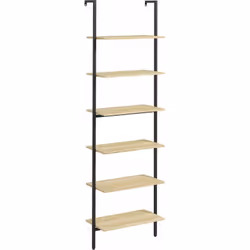 Cette étagère bibliothèque de rangement est idéale pour installation dans votre salon, chambre, bureau, etc. Avec ses 6 étagè ...