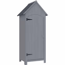 Cette splendide armoire de jardin en bois de sapin pré-huilé avec toit bitumé vous sera grandement utile ! Dotée de plusieurs ...