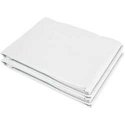 Bâche de rechange serre tunnel 18 m², bâche dim. 6L x 3l x 2H m pe anti-UV imperméable 12 fenêtres + porte enroulable zippée blanc