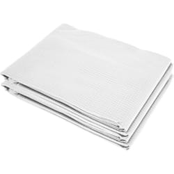Bâche de rechange serre tunnel 6 m², bâche dim. 3L x 2l x 2H m pe anti-UV imperméable 6 fenêtres + porte enroulable zippée blanc
