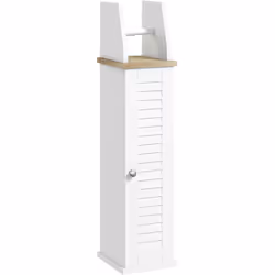 Rangez et aménagez d'une manière fonctionnelle vos toilettes grâce à ce meuble porte-papier toilette. Compact et pratique, il ...