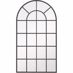 Description générale Ce miroir en métal noir, au style verrière classique, apporte une touche d'élégance et de raffinement à  ...
