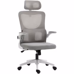 Découvrez notre nouveau fauteuil ergonomique en tissu mesh et revêtement synthétique gris, un choix idéal pour allier confort ...