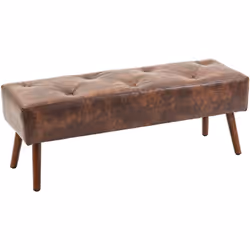 Description générale Cette splendide banquette capitonnée style classique chic allie sobriété et raffinement, apportant une t ...