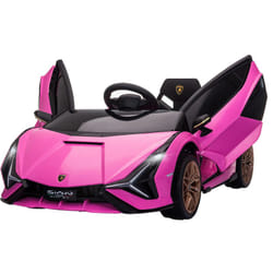 Homcom - Voiture électrique enfant de sport supercar 12 v - v. max. 5 Km/h effets sonores + lumineux rose