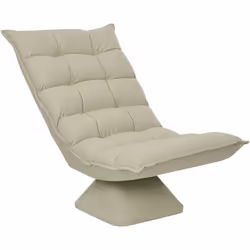 Ce joli fauteuil lounge effet capitonné allie simplicité et modernité. C'est le fauteuil chic et confortable qu'il vous faut  ...