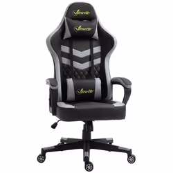Vinsetto - Fauteuil de bureau - Plastique - 61x70x129cm - Noir