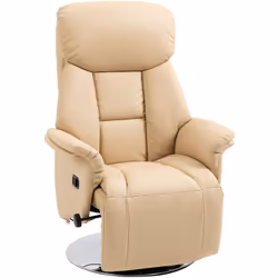 Offrez-vous un moment de relaxation et de détente grâce à ce magnifique fauteuil relax grand confort de style contemporain. S ...