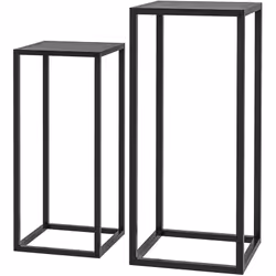 Ce joli ensemble de 2 supports de pot de fleurs vous permettra de mettre en valeur vos fleurs et de décorer avec élégance vot ...