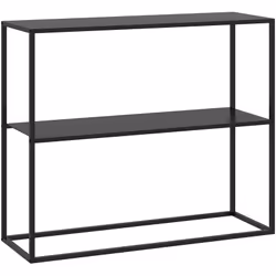Description générale Laissez-vous séduire par le design épuré contemporain de cette splendide table console en acier. Ce meub ...