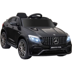 Homcom - Voiture véhicule électrique enfant 12 v 35 w v. 3-5 Km/h télécommande effets sonores + lumineux Mercedes glc amg noir
