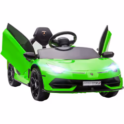 Description générale Découvrez la voiture électrique pour enfant sous licence officielle Lamborghini Aventador roadster SVJ. ...