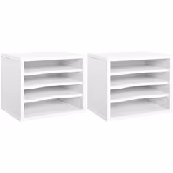 Ce lot de 2 modules de rangement est la solution idéale pour garder votre bureau bien rangé et organisé. L'organiseur de bure ...