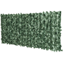 Outsunny - Haie artificielle brise-vue décoration rouleau 2,4L x 1H m feuillage réaliste anti-UV vert