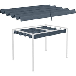 Outsunny - Toile de rechange pour pergola rétractable 3 x 2,15 m polyester haute densité 180 g/m² anti-UV30+ gris