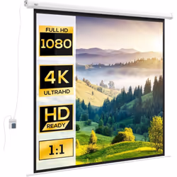 Cet écran de projection motorisé avec télécommande vous offre la meilleure expérience de cinéma à la maison. Quoi de mieux qu ...